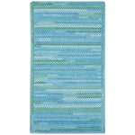 Sailor Boy Deep Blue Sea Braided Rug Cross-Sewn image