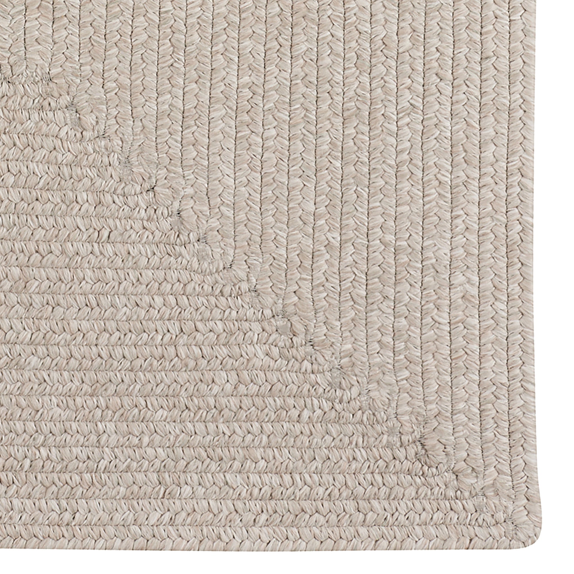 Simplicity Linen Braided Rug Concentric Rectangle image