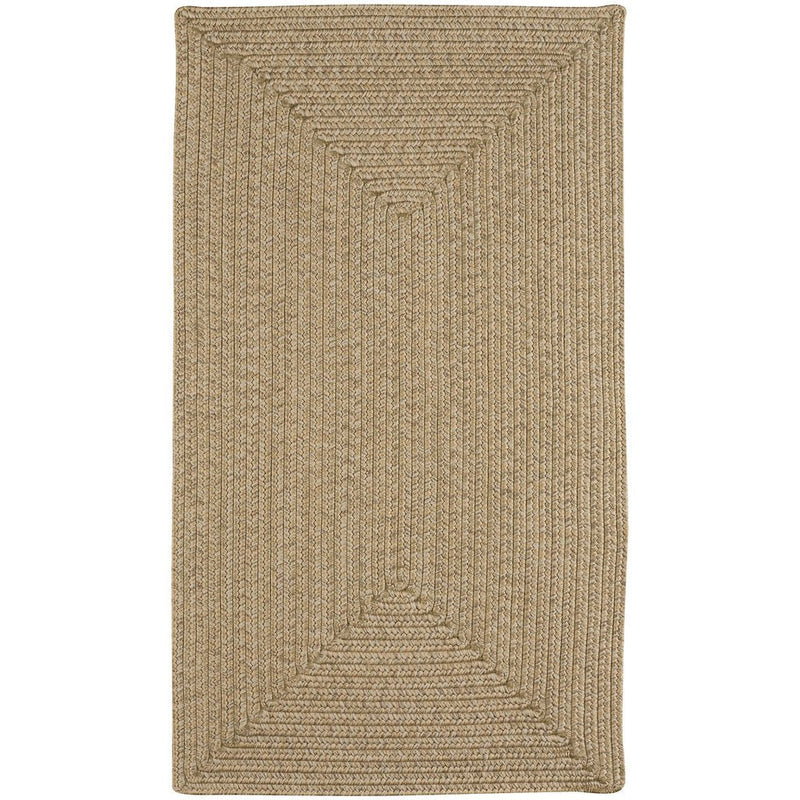 Simplicity Flax Braided Rug Concentric image