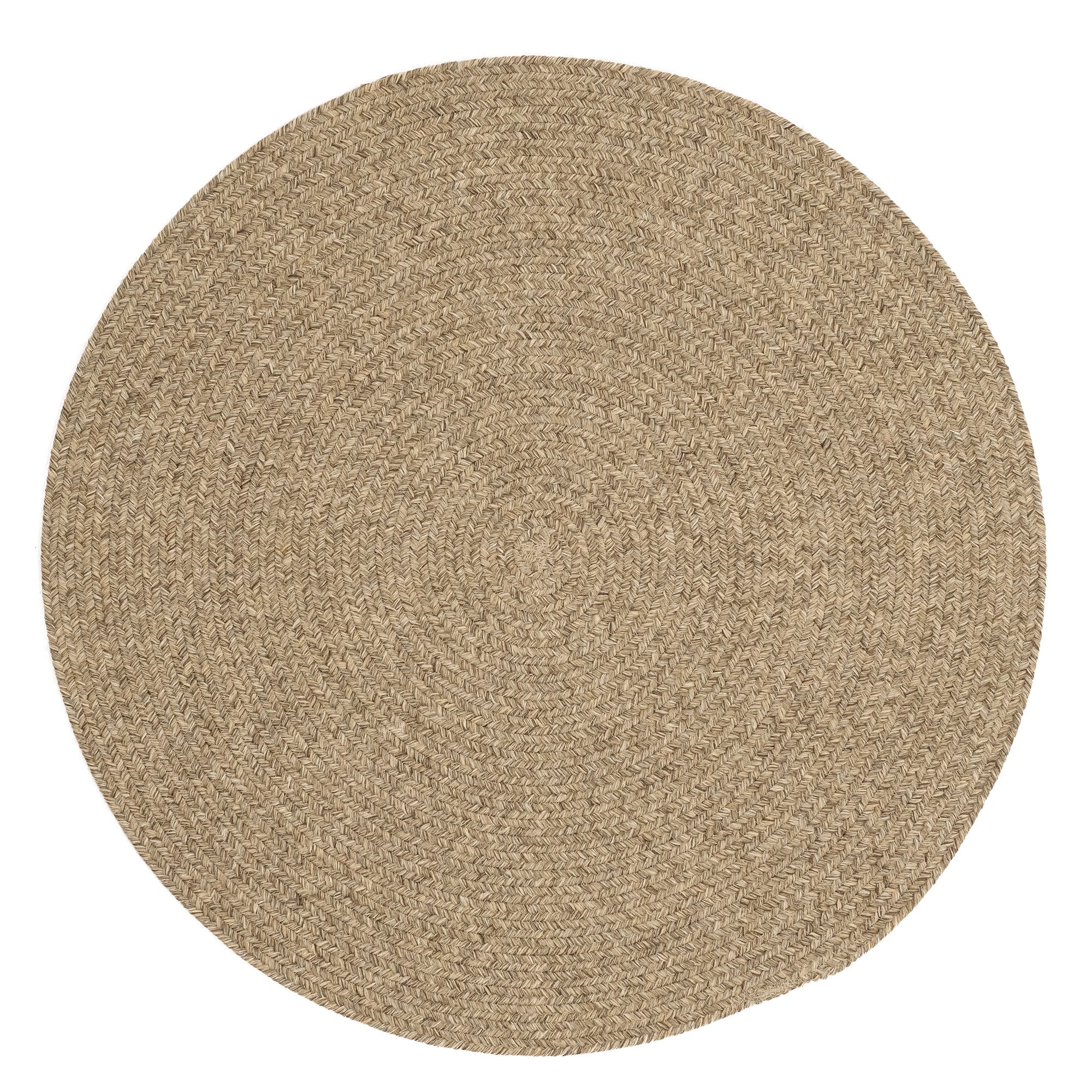 Simplicity Wood Braided Rug Round image