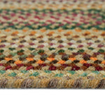 Bear Creek Wheat Braided Rug Concentric Cross Section image