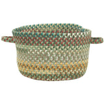 Bear Creek Sage Braided Rug Basket image