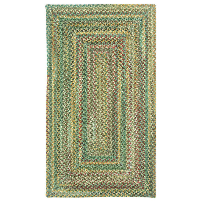 Bear Creek Sage Braided Rug Concentric image