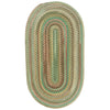 Bear Creek Sage Braided Rug Oval image