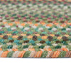 Bear Creek Sage Braided Rug Oval Cross Section image