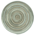 Bear Creek Olive Branch Braided Rug Round image