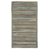 Bear Creek Misty Blue Braided Rug Cross-Sewn image