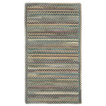 Bear Creek Misty Blue Braided Rug Cross-Sewn image