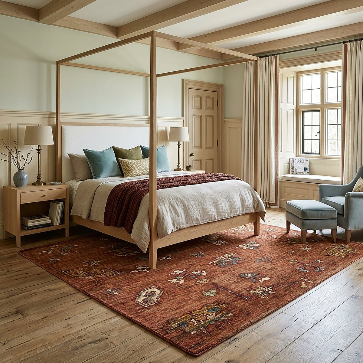 Zaria Adobe Hand Knotted Rug Rectangle image