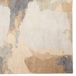 Aquarelles Noir Hand Knotted Rug Rectangle Corner image