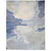 Aquarelles Bleu Hand Knotted Rug Rectangle image