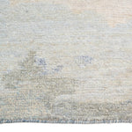 Aquarelles Bleu Hand Knotted Rug Rectangle Cross Section image