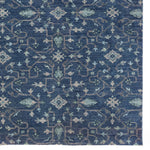 Ethereal Navy Hand Knotted Rug Rectangle Corner image