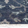 Ethereal Navy Hand Knotted Rug Rectangle Cross Section image