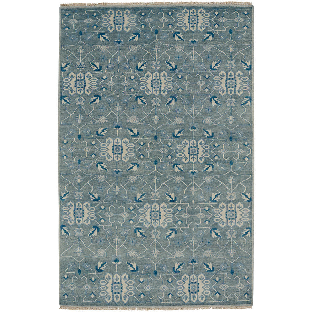 Solace Fog Hand Knotted Rug Rectangle image