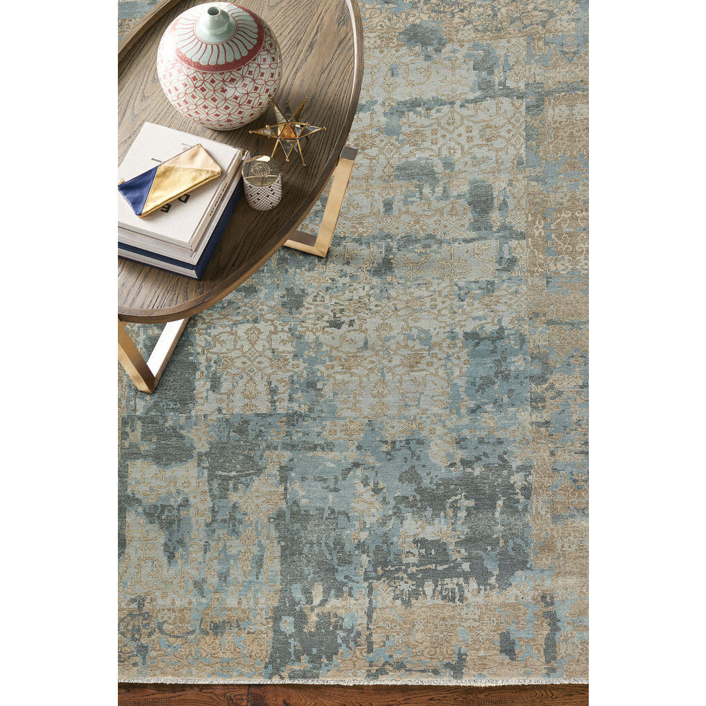 Astbury Beige Slate Hand Knotted Rug Rectangle image