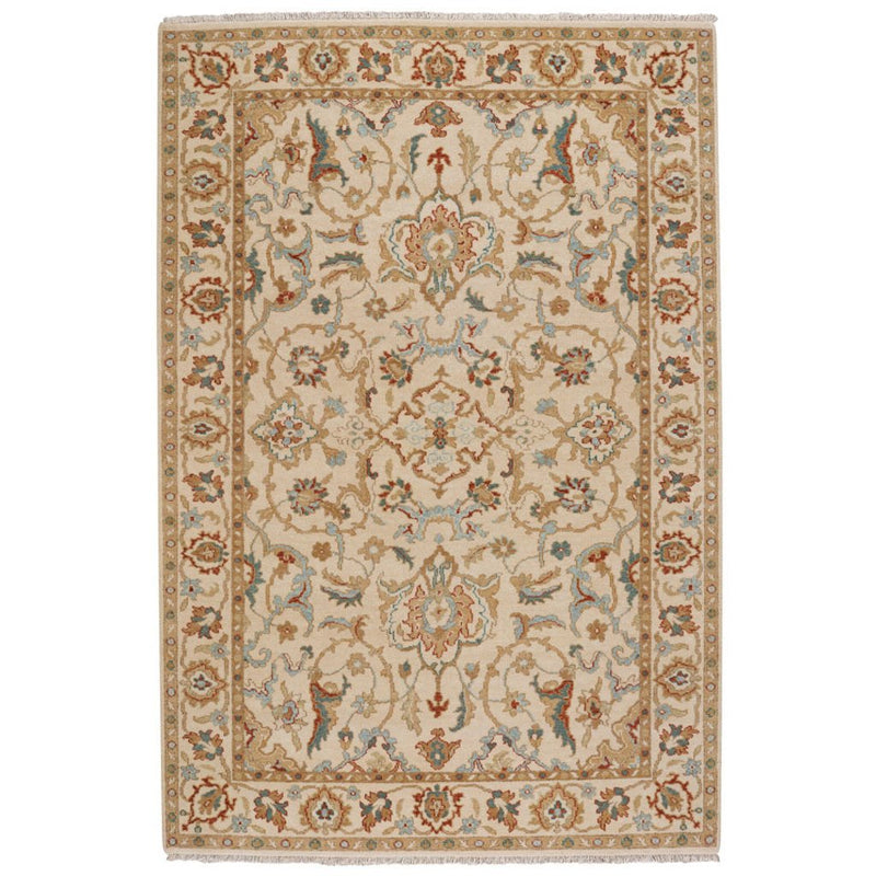 Ashia Ivory Multi Hand Knotted Rug Rectangle image