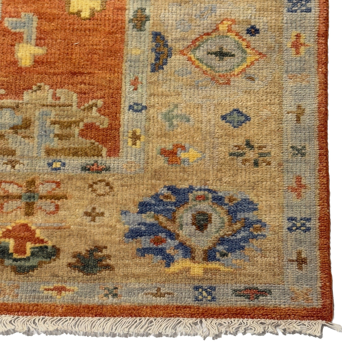 Elysia Sienna Hand Knotted Rug Rectangle image