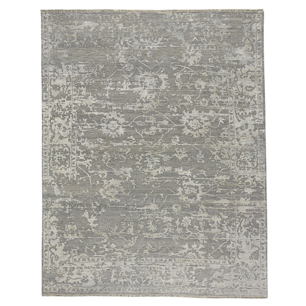 Makrana Grey Hand Knotted Rug Rectangle image