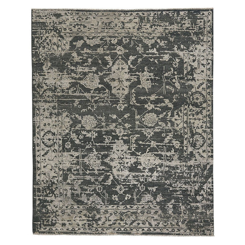 Makrana Charcoal Hand Knotted Rug Rectangle image