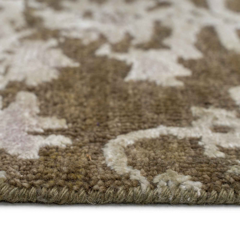 Makrana Mink Hand Knotted Rug Rectangle Cross Section image