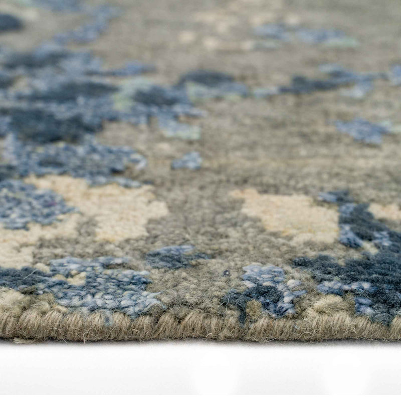 Tasanee Ocean Hand Knotted Rug Rectangle Cross Section image