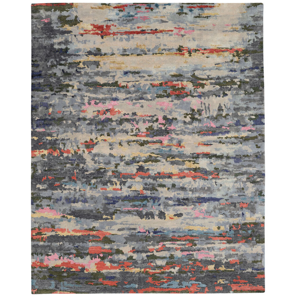 Tasanee Charcoal Multi Hand Knotted Rug Rectangle image