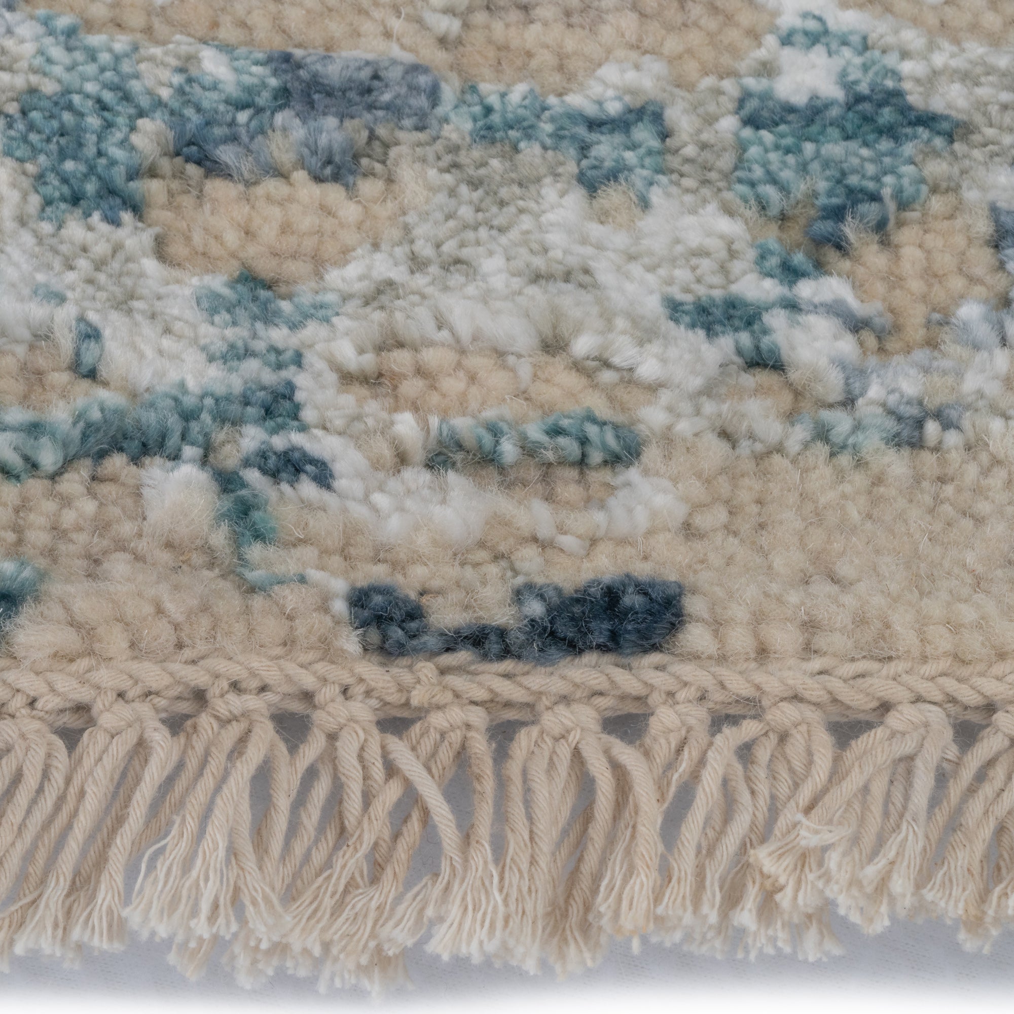 Carrara Aqua Hand Knotted Rug Rectangle image