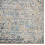 Carrara Aqua Hand Knotted Rug Rectangle Corner image