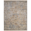 Carrara Beige Blue Hand Knotted Rug Rectangle image