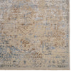 Carrara Beige Blue Hand Knotted Rug Rectangle Corner image