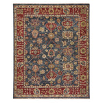 Charise-Peshawar Slate Ruby Hand Knotted Rug Rectangle image