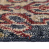 Charise-Peshawar Slate Ruby Hand Knotted Rug Rectangle Cross Section image