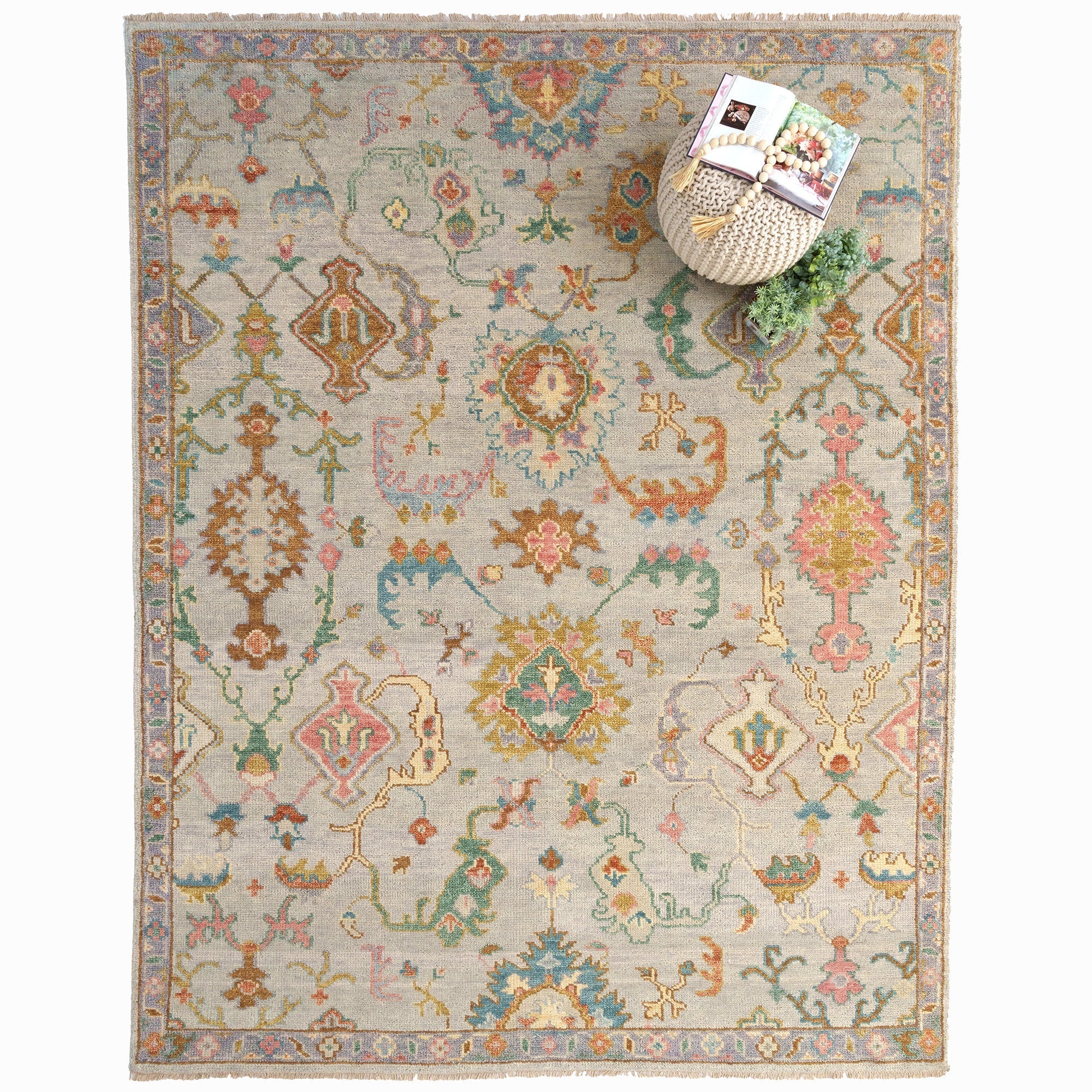 Verve Sherbet Multi Hand Knotted Rug Rectangle image