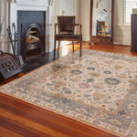 Braymore-Adelaide Ivory Slate Hand Knotted Rug Rectangle Roomshot image