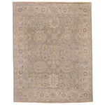 Braymore-Keller Silver Ivory Hand Knotted Rug Rectangle image