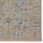 Braymore-Wilona Ice Blue Hand Knotted Rug Rectangle Corner image