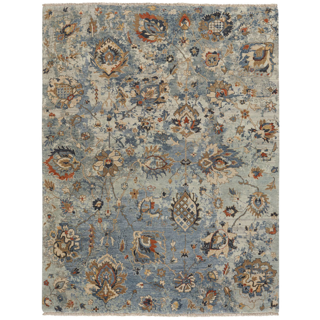 Marmara Slate Blue Hand Knotted Rug Rectangle image