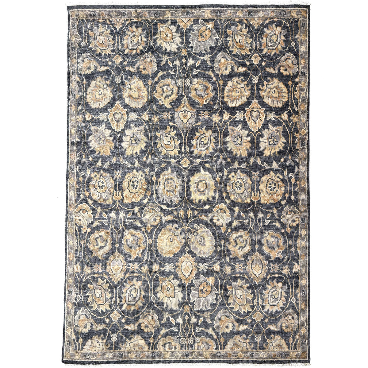 Charise-Isparta Ink Hand Knotted Rug Rectangle image