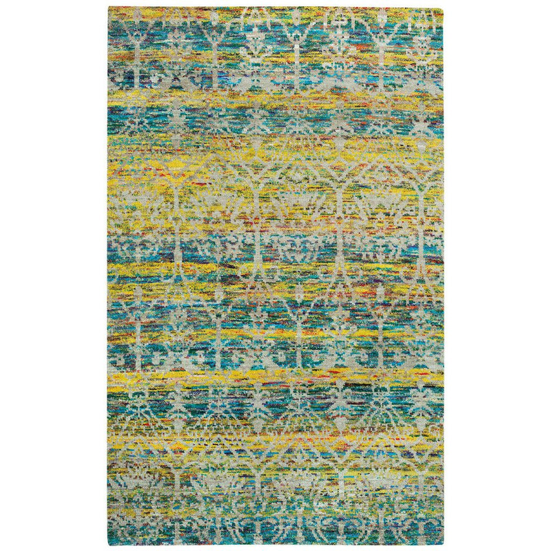 Carousel-Acrobat Lemonade Hand Knotted Rug Rectangle image