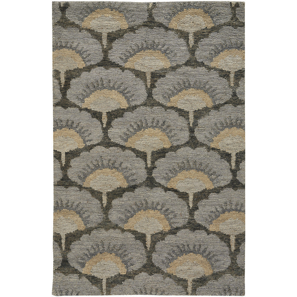 Isobel Gunsmith Grey Hand Knotted Rug Rectangle image