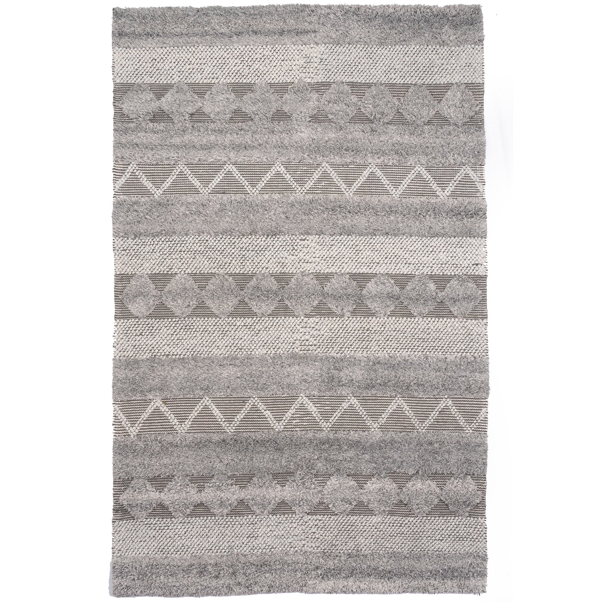 Boho Bliss Stone Hand Woven Area Rug Rectangle image