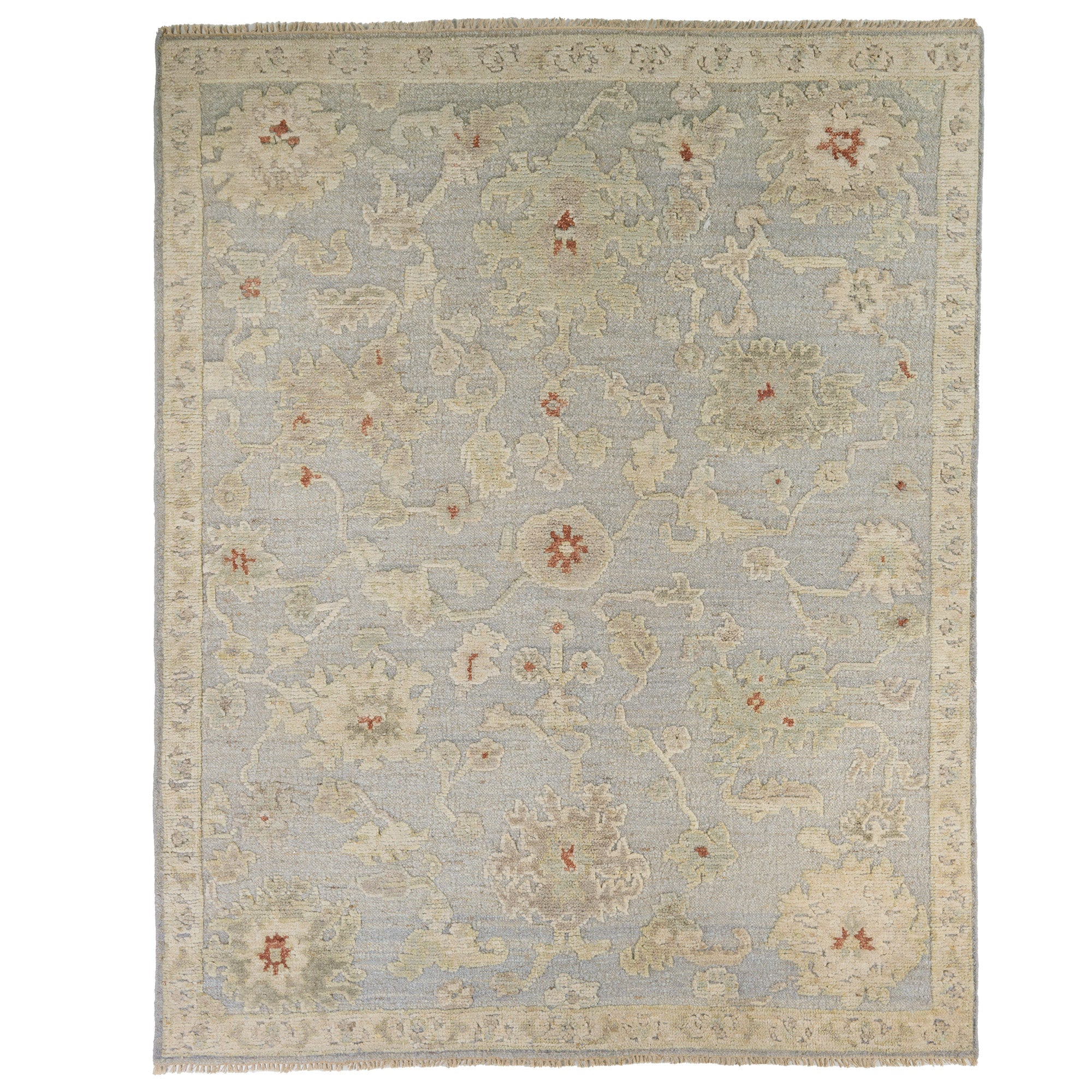 Winthrope Gray Sage Hand Knotted Rug Rectangle image