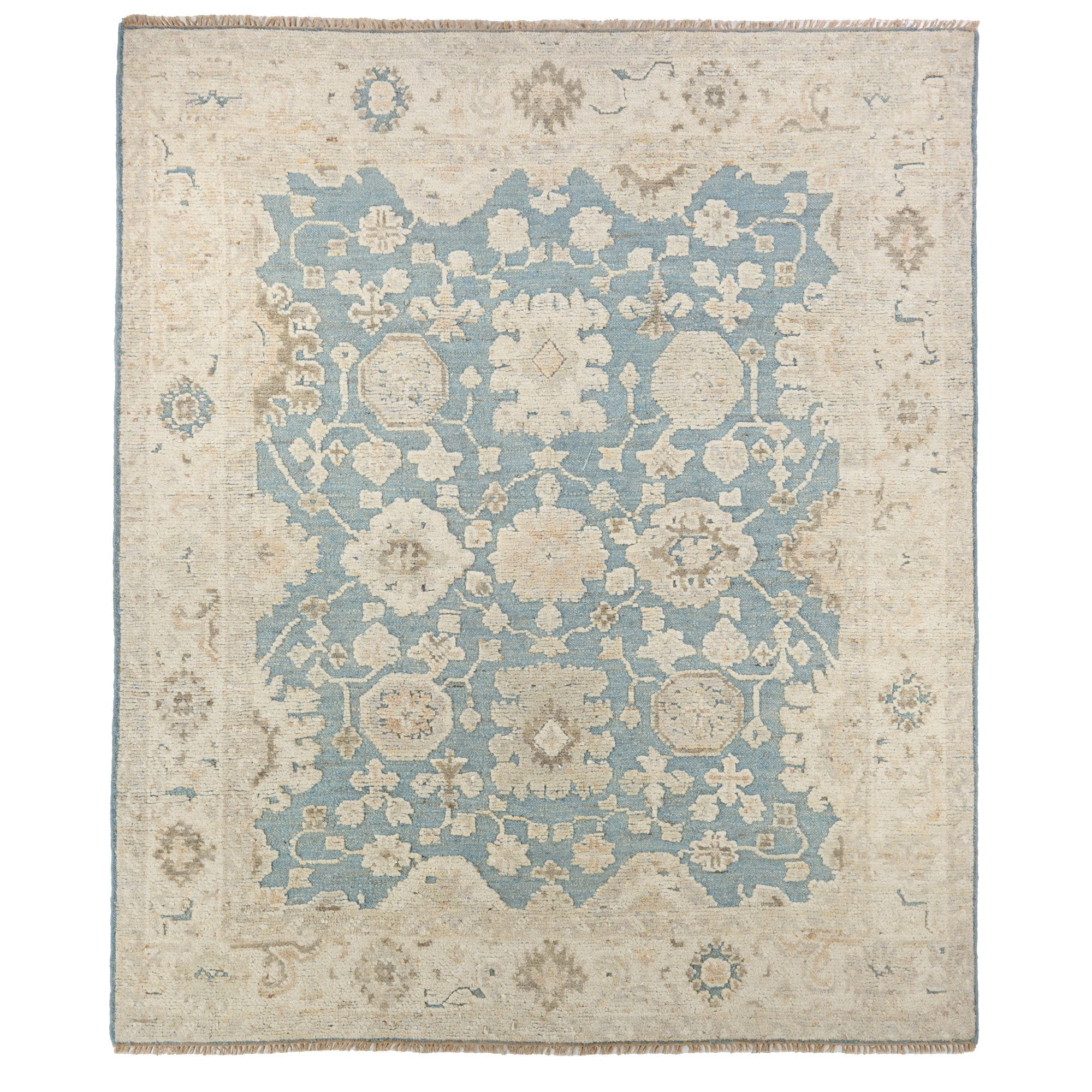 Winthrope Azure Hand Knotted Rug Rectangle image