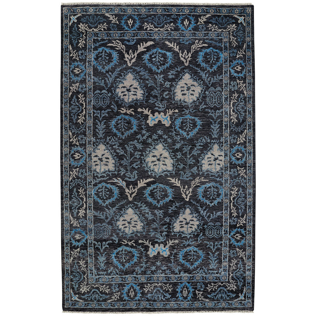 Park Lane Vintage Black Hand Knotted Rug Rectangle image