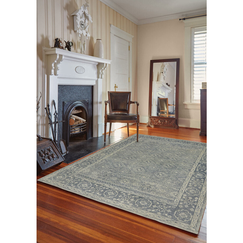 Barletta Slate Hand Knotted Rug Rectangle image