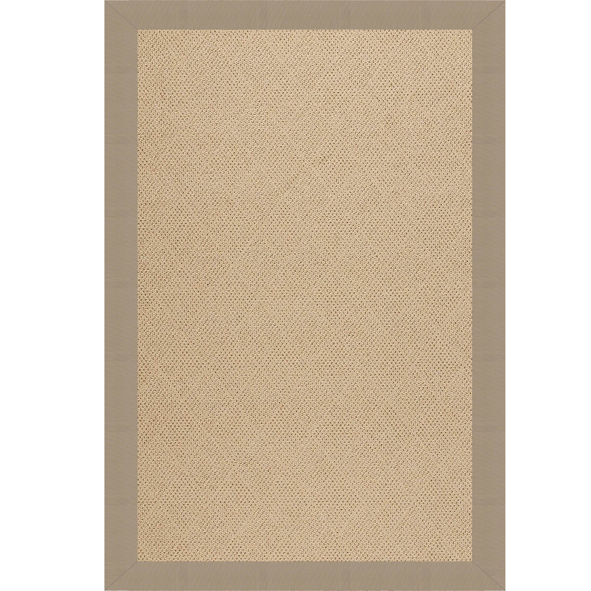 Creative Concepts-Cane Wicker Canvas Linen Indoor/Outdoor Bordere Rectangle image