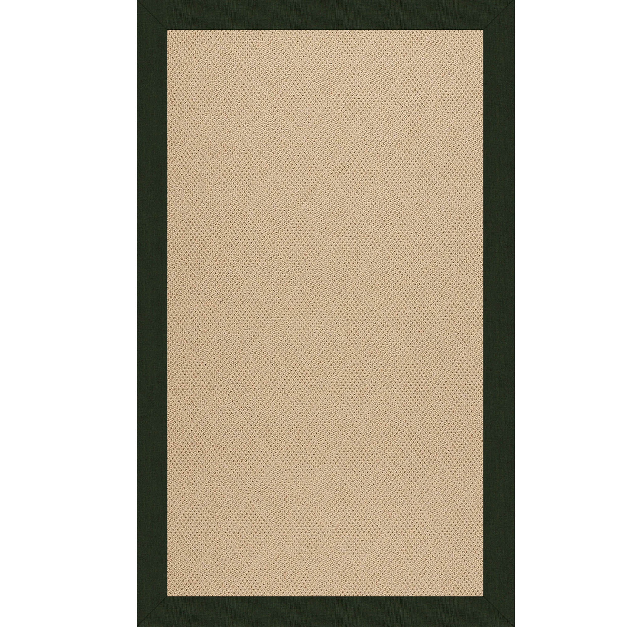 Creative Concepts-Cane Wicker Canvas Fern Indoor/Outdoor Bordere Rectangle image