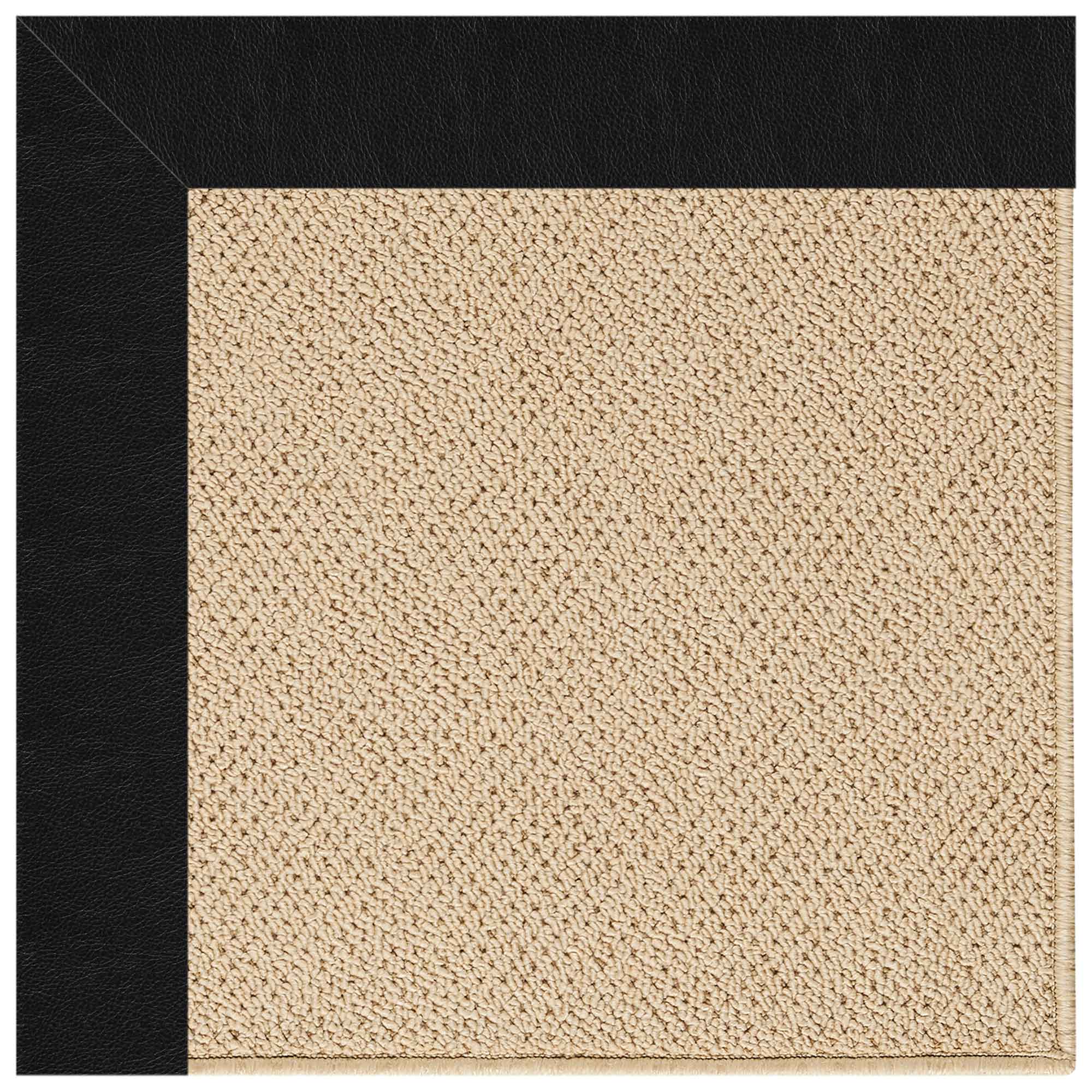 Creative Concepts-Cane Wicker Classic Black Indoor/Outdoor Bordere Rectangle image