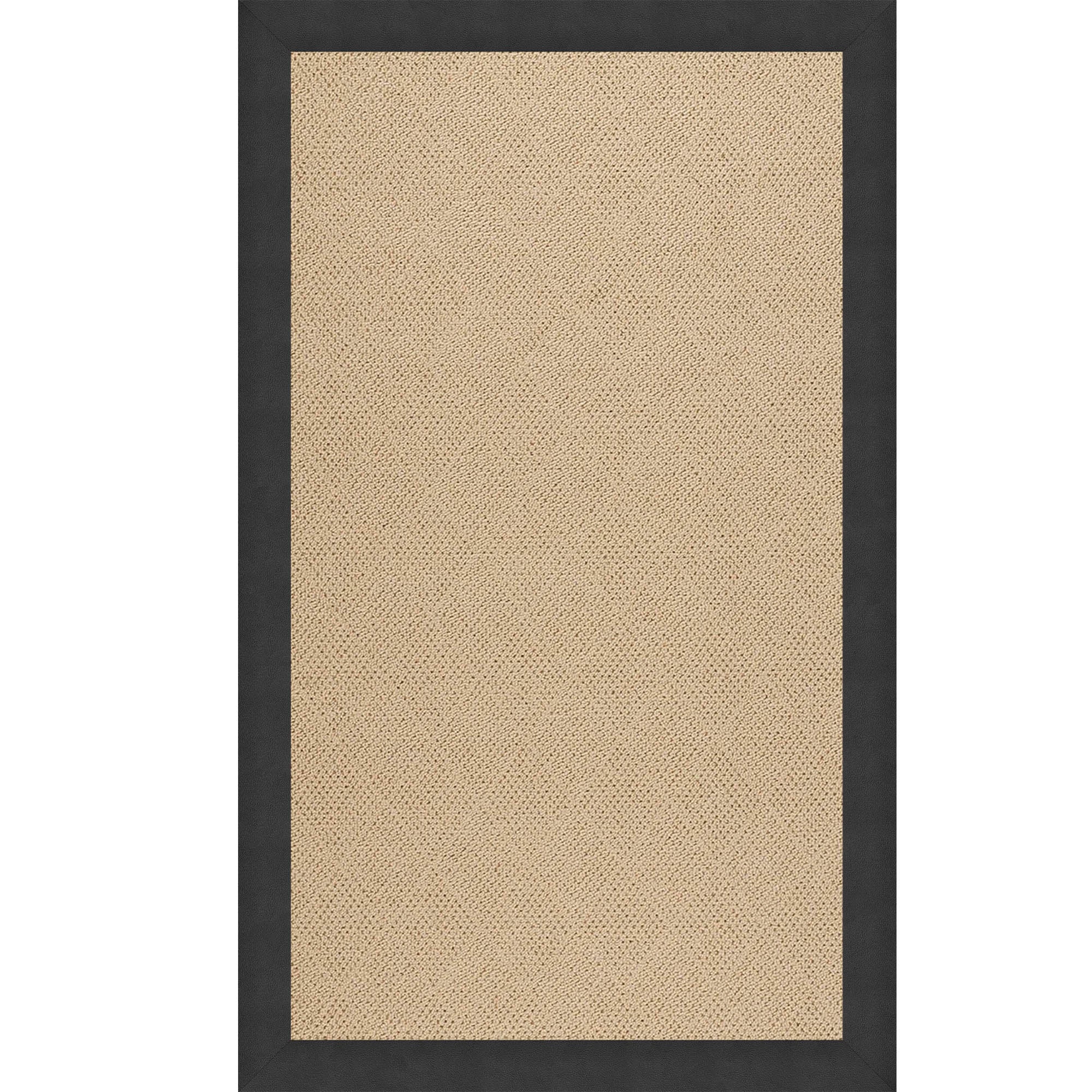 Creative Concepts-Cane Wicker Classic Black Indoor/Outdoor Bordere Rectangle image